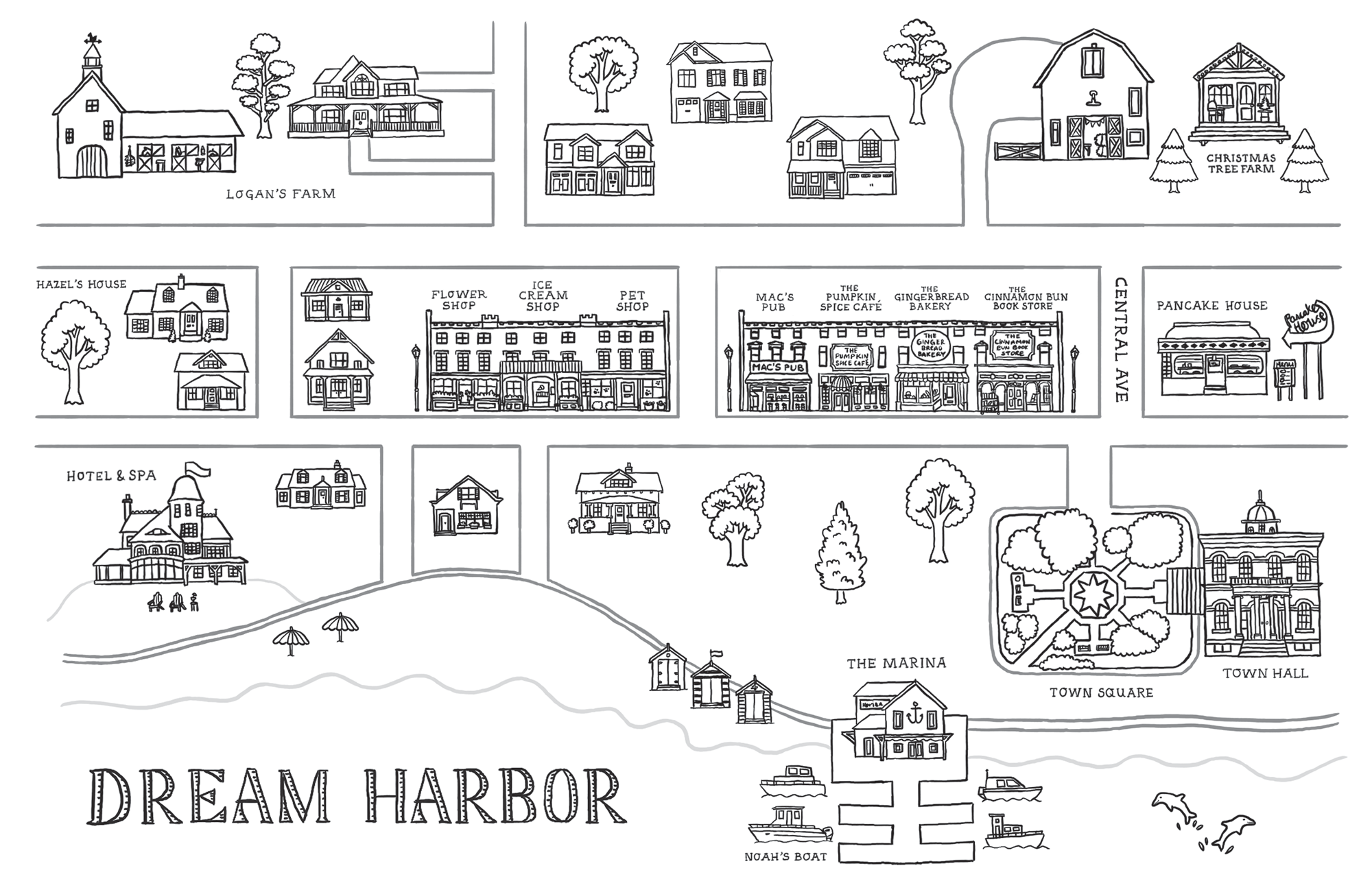 Dream Harbor Map